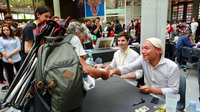 サイン会の湯浅政明監督